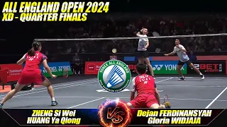 ZHENG Si Wei / HUANG Ya Qiong [CHN] vs Dejan / Gloria [INA] | All England Open 2024 | QUATER FINALS