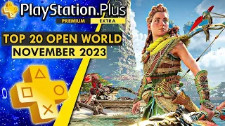 Top 20 PS Plus Extra Open World Games You Can Play This November 2023