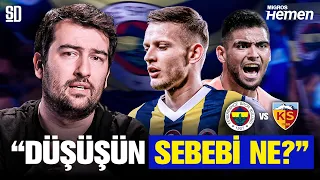 "FENERBAHÇE'Yİ EN ZORLAYAN TAKIM..." Fenerbahçe - Kayserispor, Szymanski, Dzeko'nun Düşüşü