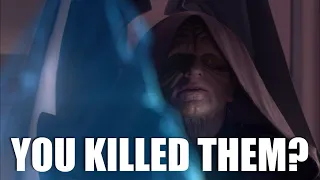 Palpatine Finds out about the Younglings