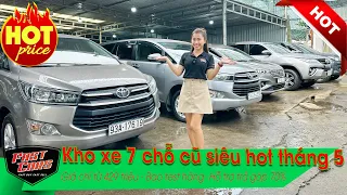 ✅ Cập nhật kho xe 7 chỗ cũ các hãng giá rẻ Sài Gòn 16/5/2023. Innova, Fortuner, Xl7 … Hỗ trợ góp 70%