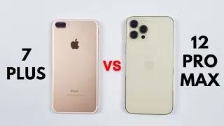 iPhone 7 Plus Vs iPhone 12 Pro Max Speed Test & Camera Comparison