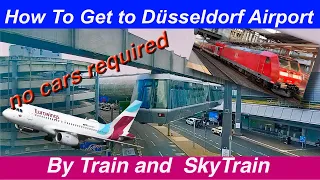 How to get to Düsseldorf Airport DUS without car