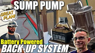 SUMP PUMP with Battery Back-Up | Storm Water Drainage Solutions | Landscape Drainage Issues