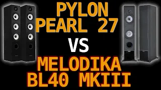 Melodika BL40 MK3 vs Pylon PEARL 27 - Porównanie kolumn