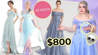 Trying JJsHOUSE Prom Dresses | Princess Dress Try On Haul + Review 2021