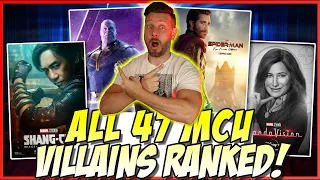 All 47 MCU Villains Ranked From Worst to Best (w/ Shang-Chi & Disney+ Characters)