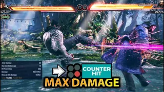 Tekken 8 Jin CH F4 Combos | +Max Damage