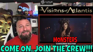 VISIONS OF ATLANTIS - MONSTERS | OLDSKULENERD REACTION |