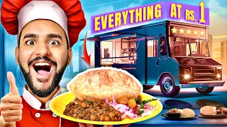 I Spent 24 Hours in a CARAVAN & Opened a FREE Restaurant !!