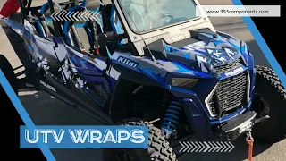 UTV Wraps Polaris Yamaha Honda Canam RZR Lehi, American Fork, Pleasant Grove, Saratoga, Draper, Utah