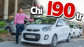 Ô tô 190 triệu...tội gì đi xe máy: Kia Morning 2018 MT