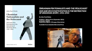 Ukrainian Nationalists and the Holocaust, John-Paul Himka