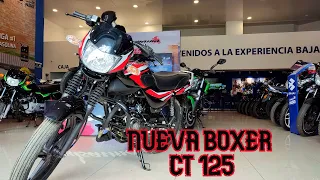 📣 Esta es la NUEVA BOXER CT 125 Modelo 2022▶️Guerrera Y con Buenos Cambios▶️FICHA TECNICA Y PRECIO