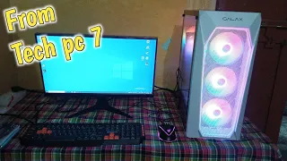 My first gaming pc build from Tech pc 7 @AdityaBhati @TechBudgetGamer |Tech pc 7 review