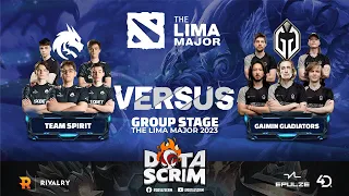 Team Spirit vs Gaimin Gladiators - Lima Major 2023 - Group Stage - Game Highlights - BO2