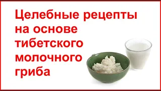 Целебные рецепты на основе тибетского молочного гриба
