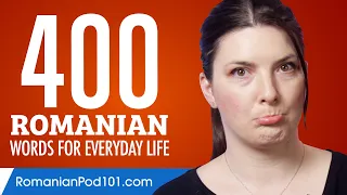 400 Romanian Words for Everyday Life - Basic Vocabulary #20