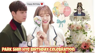 Park shin hye celebrate her BIRTHDAY with Choi tae joon | Happy SHIN HYE day 🎂🎉#parkshinhye