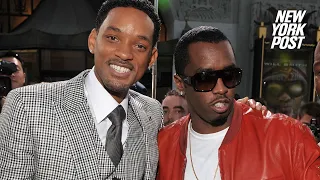 Diddy is left shocked when Kimmel brings up Will Smith, Jennifer Lopez and Jada threesome rumors