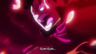 Monkey D. Luffy Gomu Gomu No Red Roc [4K & 60FPS] One Piece Episode 1015
