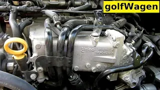 VW Golf 7 thermostat locate