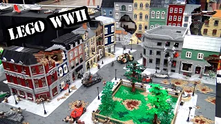 Huge LEGO WWII Battle of Aachen with 500,000 Pieces