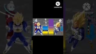 Goku and Whis vs Vegeta and Beerus (Power Levels)