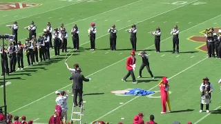 At the Coliseum, the Rice University Band Sarcastically Performed before the USC-Rice Football Game
