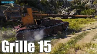 Агрессивная игра БЕЗ КУСТОВ ✅ Grille 15 World of Tanks лучший бой