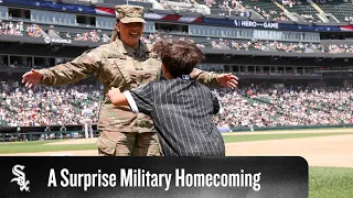 A Surprise Military Homecoming at White Sox Game (6.10.23)