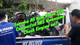 Yamaha All New Nmax 155 Connected ABS Unboxing Check Engine On?