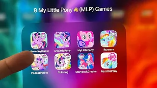 8 My Little Pony Games for iOS - Harmony Quest,Friendship Celebration,Rainbow Runners,Pocket Ponies