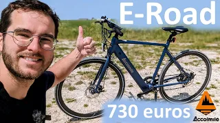 Accolmile Eroad - Un vélo electrique gravel a seulement 730 euros ! Le test