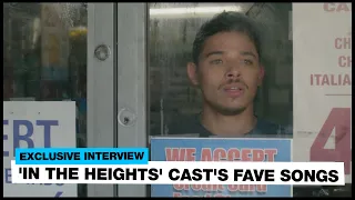 'In The Heights' cast on their favourite songs from the film