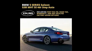 BMW 5 SERIES Saloon 520i MHT SE 4dr Step Auto 1