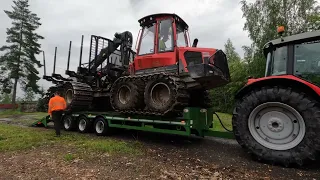 Komatsu 845 Siirto Konesäde Lavetilla