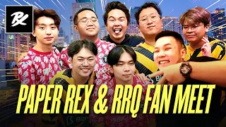 Rio goes to the PRX & RRQ Meet and Greet | Paper Rex #WGAMING