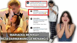 RESMI MARIAEKA MENIKAH REZA DARMAWANGSA MENANGIS