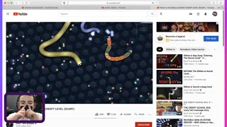 Secret creepy level of slither.io (DON'T WATCH IF YOU ARE ESEY TO BE JUMP SCARED!)