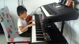 Piano Man by Billy Joel (piano cover by 5yo Jude ian)