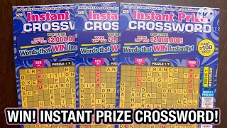 WIN! INSTANT PRIZE CROSSWORD! CA Scratchers