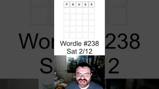 Live on stream! Feb 12 (238) #Wordle #Shorts