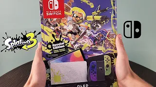 Splatoon 3 Nintendo Switch OLED Unboxing & Setup