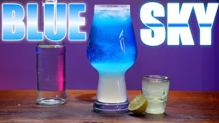 Top cocktails 2021 : Blue Sky Cocktail 🍹🧊 easy cocktails at home