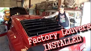HOW TO: Install Rear Window Louvers On A Ford Mustang "Mach 1" - Part 2