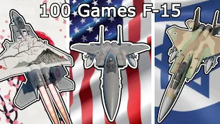 I Played 100 GAMES in Every F-15