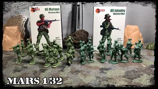 Army Men | Mars 1/32 Vietnam Us Infantry/Marines | Unboxing Part 14