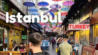 Walking in Istanbul city