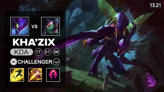 Kha'Zix vs Graves Jungle   KR Challenger   Patch 13 21 Season 13